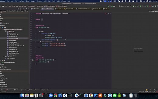 Jetpack Compose 之Column 用法
