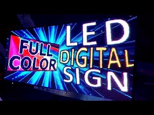 LED Digital signage P8, P10, or P16 full color for Outdoor - Programmable Message Center
