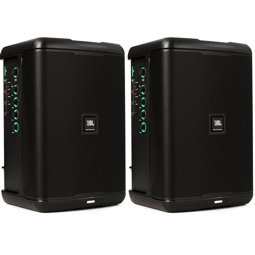 JBL EON One Compact Portable PA Speaker Pair with Rechargeable Battery