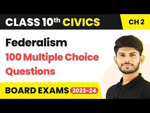 Class 10 Civics MCQ | Federalism Class 10 MCQ | Social Science Class 10 MCQ 2023-24