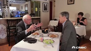 Bernie Sanders is the only self-described socialist in Congress, and he's got a lot to say about his fellow contenders "hustling money." http://cnb.cx/1duKc3A | CNBC