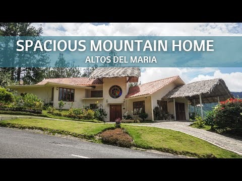Spacious Mountain Home for Sale In Altos del Maria, Panama!