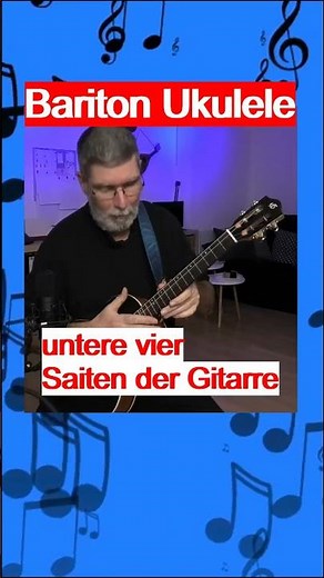 Tuning a baritone ukulele — Surprise: It's NOT a guitar!