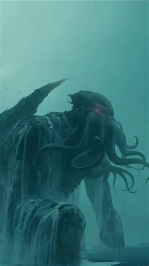 Colossal Cthulhu Emerges from the Deep Sea