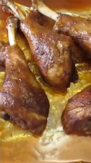 Spicy TURKEY LEGS 🍗 So YUMMY 😋 #food #bread #meat #drumsticks #turkey #recipe #tutorial