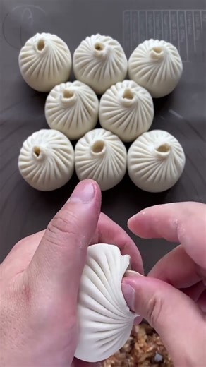 Creative Dumpling Folding 🥟 Unique Dumpling Styles Relaxing Food ASMR #shorts