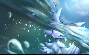 【赠图/绘画过程/指绘】泡在海里的Chisol！