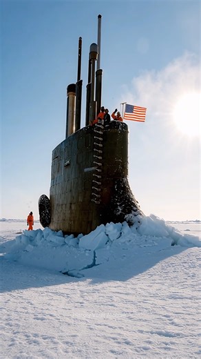 The Seawolf-class fast-attack submarine USS Connecticut (SSN-22) surfaced through Arctic ice in the Arctic Ocean on March 21, 2018, in support of Ice Exercise (ICEX) 2018. Conducted periodically by the U.S. Navy, ICEX provides a platform for testing submarine operational capabilities in extreme cold-weather conditions, evaluating equipment performance, and conducting scientific research beneath the polar ice cap. The dramatic surfacing demonstrated Connecticut reinforced sail and advanced under-