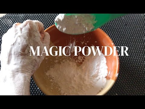 Magic powder! nobody told you this? you won't believe what It can do for your skin..." ✨