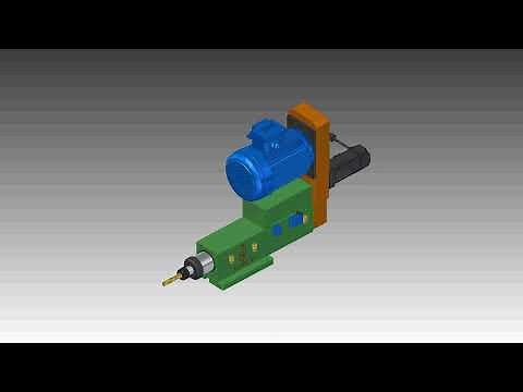 CNC Drilling Tapping Spindle Unit (翰坤伺服控制鑽孔攻牙動力頭)