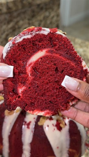 Janelle on Instagram: "Red Velvet Cheesecake Pound Cake🍰❤️ (Using boxed cake mix) RECIPE: 1 box @realduncanhines red velvet cake mix 2 tbsp Dutch cocoa powder Pinch of salt 1 cup @pillsbury all purpose flour 1 vanilla packet @jello 1 cup white sugar 1 cup melted @kerrygoldusa unsalted butter 1 & 1/2 cups buttermilk 1/4 cup hot coffee 1/2 cup sour cream 4 eggs (room temperature) 1 tbsp vanilla extract or bean paste @mccormickspice Red food coloring (optional) Mix until smooth and then set aside 