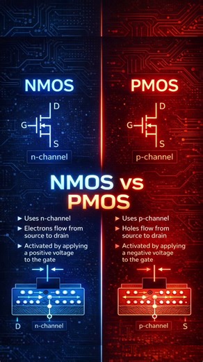 MOSFET #NMOS #PMOS