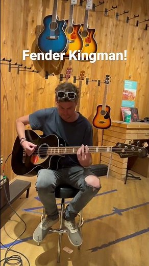 Fender Kingman Acoustic Bass demo at Guitar Center