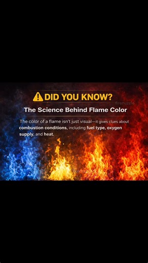 🔥 DID YOU KNOW? The Science Behind Flame Color The color of a flame isn’t just about appearance—it provides important clues about how a fire is burning. Flame color is influenced by: • Fuel type • Oxygen supply • Combustion efficiency • Heat produced 🔵 Blue flames often indicate efficient combustion with sufficient oxygen, commonly seen in LPG or natural gas burners. These flames can reach higher temperatures under the right conditions. 🟠🔴 Yellow, orange, and red flames are usually associate