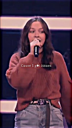 Julia Michaels - Issues (Alicia & Jasmina)|The Voice Kids|Blind Auditions | Whatsapp status #shorts