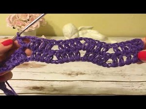 How to Crochet Simple Ripple Stitch for Baby Blanket, Afghan, or Scarf. Crochet for Beginners