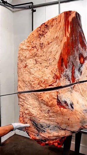 Beef Carcass Cutting Work Tool Using Manual Meat Saw #worktool