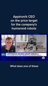 22K views · 65 reactions | Jeff Cardenas, Apptronik co-founder and CEO, discusses the closing of a $350 million Series A funding round and the price point of humanoid robots. Watch more: cnb.cx/3CPTFDO | CNBC | Facebook