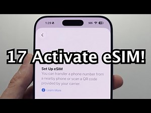 iPhone 17: How to Activate eSIM (NO Physical SIM Card Slot)