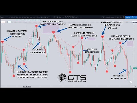 TradingView 🎯Auto Harmonic Pattern Recognition and Trading Indicator