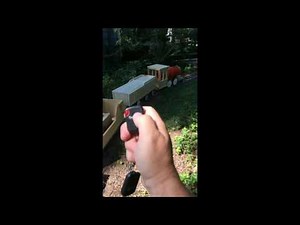 Ride on garden railroad