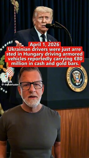 Hungarian police stopped 2 armored vehicles in Budapest. They were hauling about $82M dollars in cash and 9 kilos of gold bars. All from Ukraine’s State bank, moving it “legally” from Austria back home. Budapest called it money laundering and Hungary’s still holding the cash and gold while investigating.