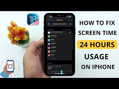 How to Fix Screen Time Showing 24 Hours Usage on iPhone Settings - [FIXED]
