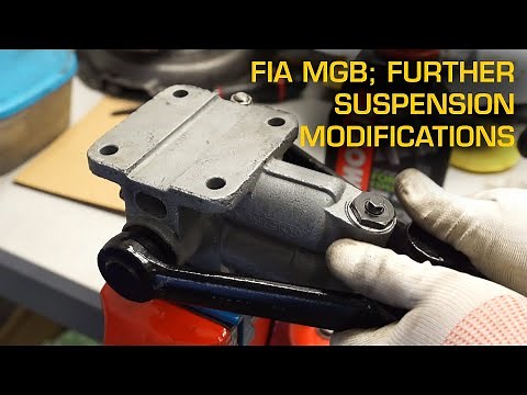 FiA MGB Suspension Modifications; Adjustable Front Lever Arm Dampers & Rear Axle Correction Wedge