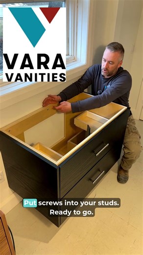 The first DIY wall mount vanity everyone can install