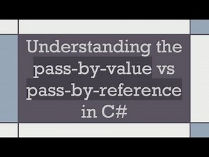 Understanding the pass-by-value vs pass-by-reference in C-