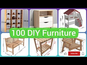 100 DIY Furniture Plans You Can Build | Beginner-Friendly Woodworking