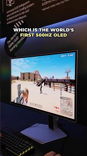 The World's First 500Hz OLED Gaming Monitor: Samsung Odyssey OLED G6!