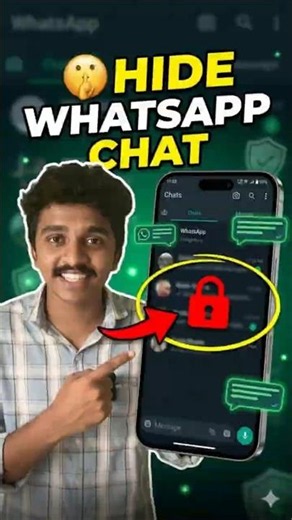 Hide WhatsApp Messages 🤫 #HiddenFeatures #WhatsApp #WhatsAppTricks