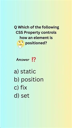 CSS MCQ Questions ⁉️ ,#mcq ,#coding ,#bca ,#exam ,#CSS