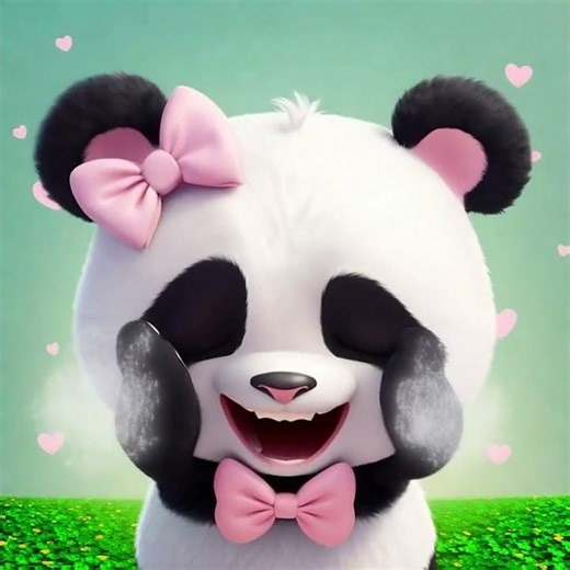 Panda Amy's Funny Fart Surprise! 😂🐼 | Try Not To Laugh Challenge for Kids #babyshorts #healthyhabits