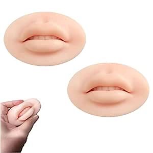 Amazon.com: Hipifans 5D Fake Lips, 2Pcs/Set Silicone Lips for Makeup Practice : Everything Else