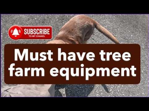 Must have Tree farm equipment #tractor #farming #treefarm #farm #diy #treefarm #christmastreefarm