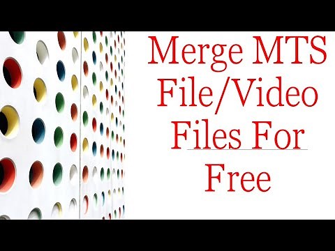 MERGE MTS File | Merge Multiple Video File In One