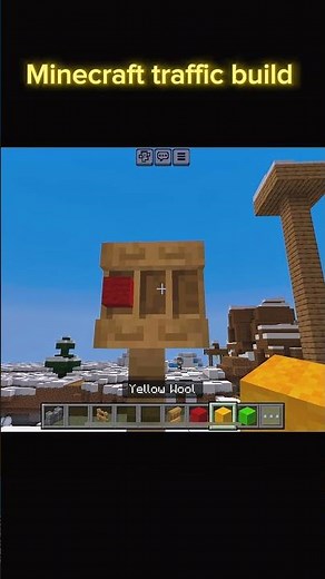 Minecraft traffic build #minecraft #shorts
