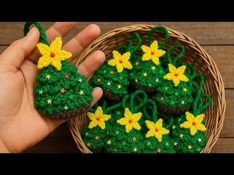 Crochet Christmas Tree Tutorial for Beginners | Easy Christmas Crochet DIY