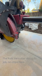 Our Rubi tile cutter doing its job on our current project | Lees Lawns and Landscapes | Facebook