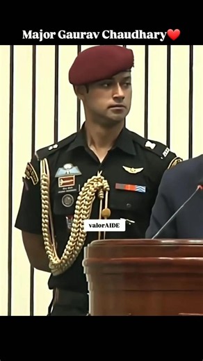 Major Gaurav Chaudhary ❤️ #adc #nda #army #indianarmy #majorrss #majorrishabhsinghsambyal