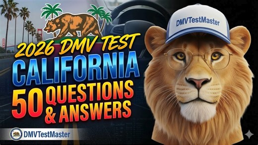 � DMVTestMaster: California 2026 DMV 50 Questions & Answers