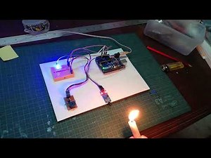 Fire alert system with arduino uno and flame sensor module