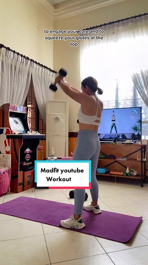 Hi ya’ll! Trying out @MadFit 30 minute no repeat hiit workout! A good workout for beginners! #madfit #youtubeworkout #weightloss #exerciseph #fitph #fit