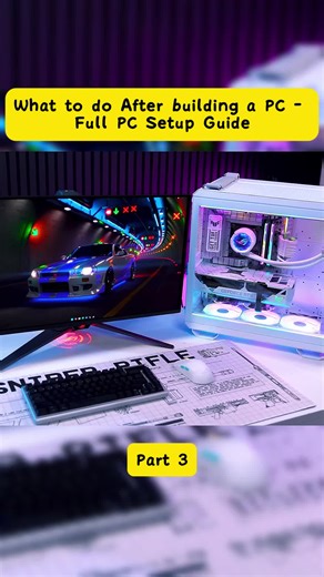 What to do After building a PC - Full PC Setup Guide p3#PC #techreview #tech #pcgaming #fyp