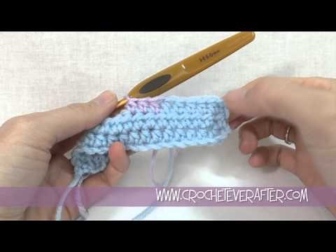 How To Change Color In Half Double Crochet
