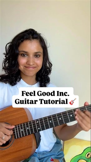 87 reactions · 4 comments | SAVE THIS POST to learn Feel Good Inc by @gorillaz on Guitar FAST!  EASY Guitar Lessons with me? DM me and we can get started next week!  For my FREE guitar lessons:  SEARCH “Natasha Ghosh Music” on YouTube  Go to “Guitar Beginners, Tips & Tricks” and start learning! Follow my page if you want to level up your guitar playing FAST! | Natasha Ghosh Music | Facebook