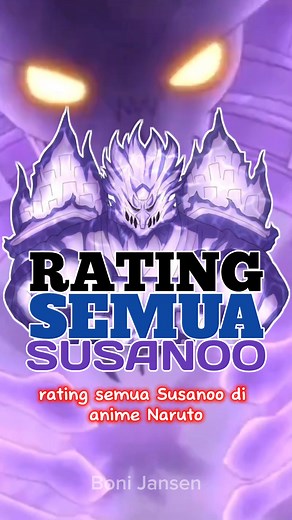 Rating Susanoo Terkuat di Anime Naruto