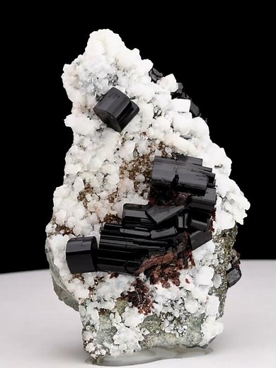 Vesuvianite with Albite - Pakistan | Fine Art Minerals | Vesuvianite | Specimen |